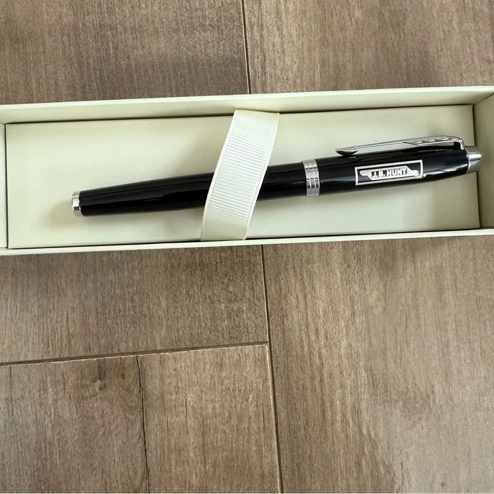 NEW Sovrano Padfolio Black & Parker Ballpoint Pen JB HUNT Dedicated‎ Office